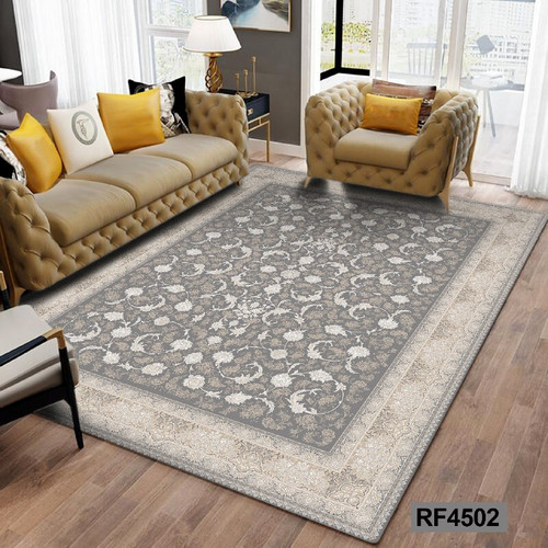 فرشینه مدرن و کلاسیک، با ترکیب رنگهای مختلف، مناسب چیدمانهای امروزی و فضاهای مدرن و کلاسیک