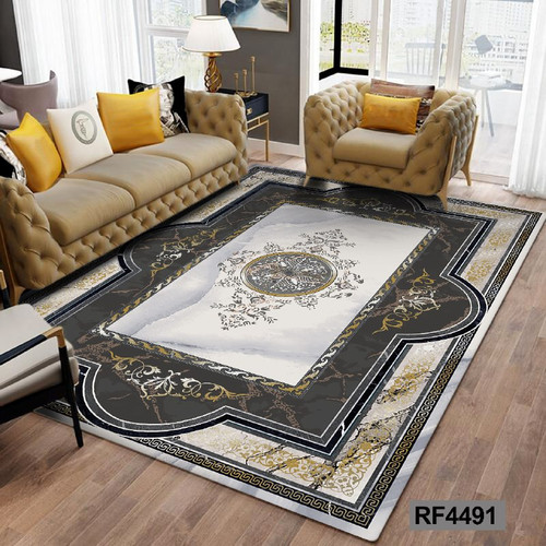 فرشینه مدرن و کلاسیک، با ترکیب رنگهای مختلف، مناسب چیدمانهای امروزی و فضاهای مدرن و کلاسیک