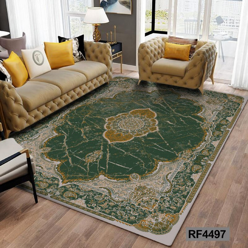 فرشینه مدرن و کلاسیک، با ترکیب رنگهای مختلف، مناسب چیدمانهای امروزی و فضاهای مدرن و کلاسیک