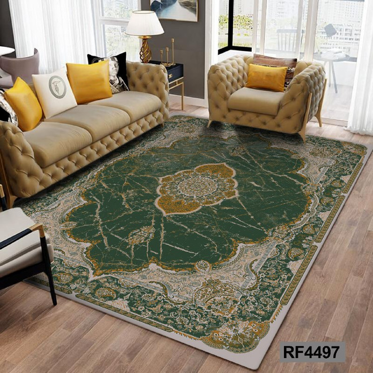 فرشینه مدرن و کلاسیک، با ترکیب رنگهای مختلف، مناسب چیدمانهای امروزی و فضاهای مدرن و کلاسیک