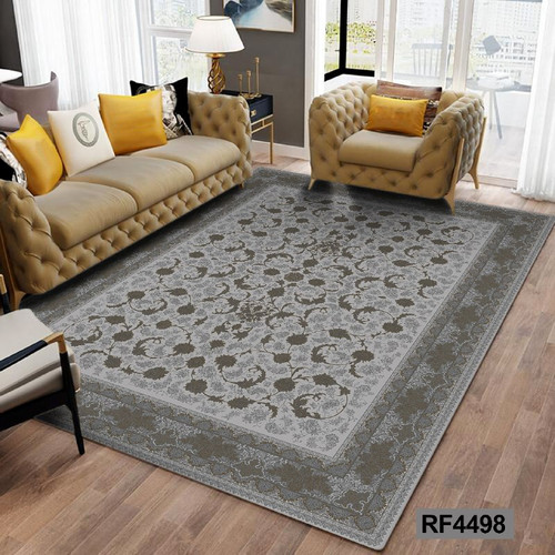 فرشینه مدرن و کلاسیک، با ترکیب رنگهای مختلف، مناسب چیدمانهای امروزی و فضاهای مدرن و کلاسیک