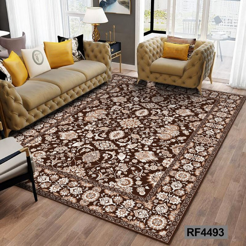 فرشینه مدرن و کلاسیک، با ترکیب رنگهای مختلف، مناسب چیدمانهای امروزی و فضاهای مدرن و کلاسیک