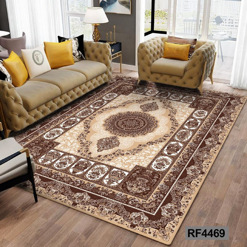 فرشینه مدرن و کلاسیک، با ترکیب رنگهای مختلف، مناسب چیدمانهای امروزی و فضاهای مدرن و کلاسیک