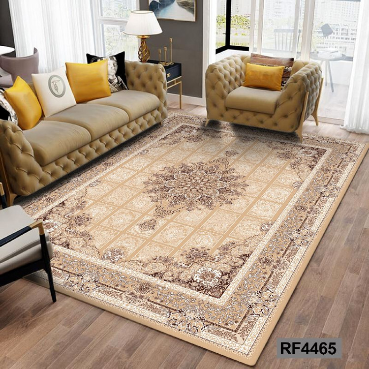 فرشینه مدرن و کلاسیک، با ترکیب رنگهای مختلف، مناسب چیدمانهای امروزی و فضاهای مدرن و کلاسیک