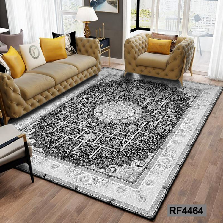 فرشینه مدرن و کلاسیک، با ترکیب رنگهای مختلف، مناسب چیدمانهای امروزی و فضاهای مدرن و کلاسیک