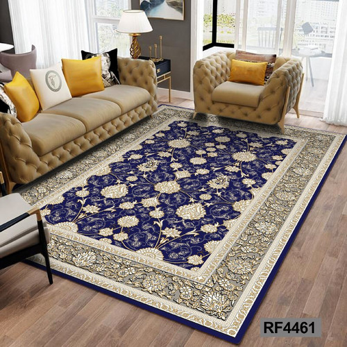 فرشینه مدرن و کلاسیک، با ترکیب رنگهای مختلف، مناسب چیدمانهای امروزی و فضاهای مدرن و کلاسیک