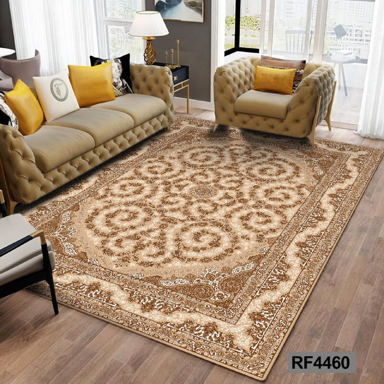 فرشینه مدرن و کلاسیک، با ترکیب رنگهای مختلف، مناسب چیدمانهای امروزی و فضاهای مدرن و کلاسیک