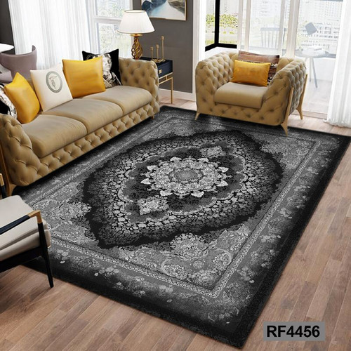 فرشینه مدرن و کلاسیک، با ترکیب رنگهای مختلف، مناسب چیدمانهای امروزی و فضاهای مدرن و کلاسیک