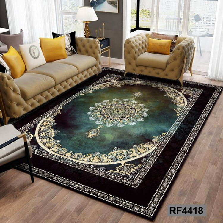 فرشینه مدرن و کلاسیک، با ترکیب رنگهای مختلف، مناسب چیدمانهای امروزی و فضاهای مدرن و کلاسیک