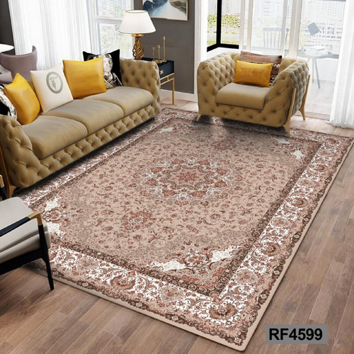 فرشینه مدرن و کلاسیک، با ترکیب رنگهای مختلف، مناسب چیدمانهای امروزی و فضاهای مدرن و کلاسیک