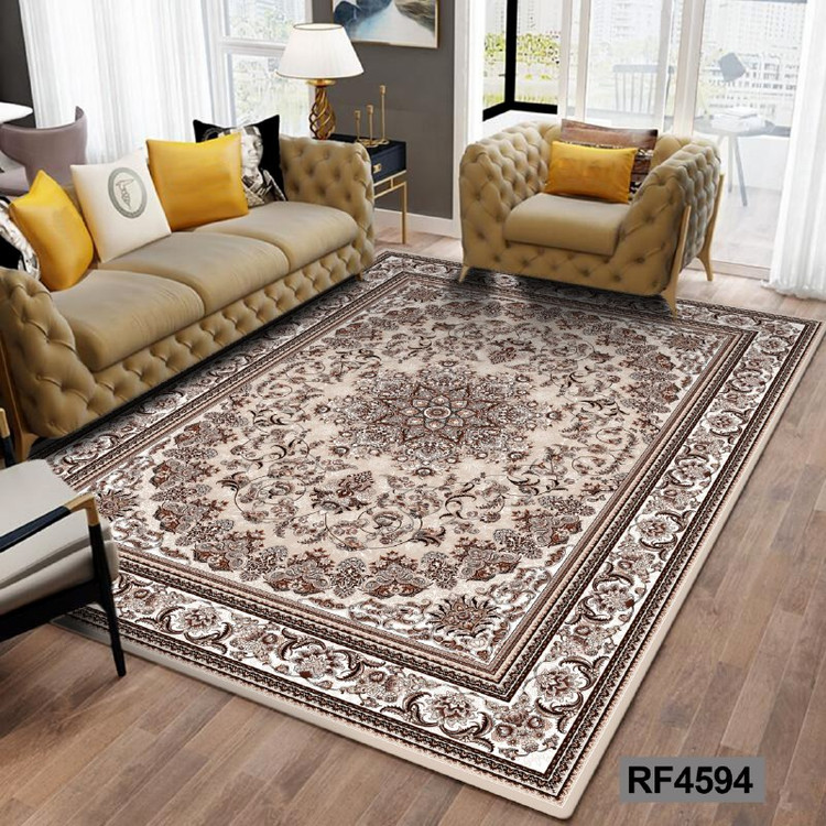 فرشینه مدرن و کلاسیک، با ترکیب رنگهای مختلف، مناسب چیدمانهای امروزی و فضاهای مدرن و کلاسیک