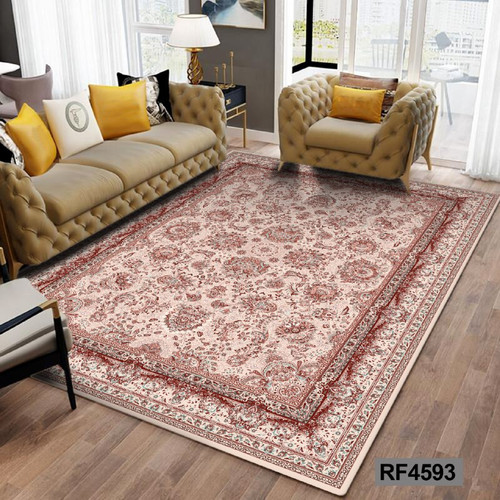 فرشینه مدرن و کلاسیک، با ترکیب رنگهای مختلف، مناسب چیدمانهای امروزی و فضاهای مدرن و کلاسیک