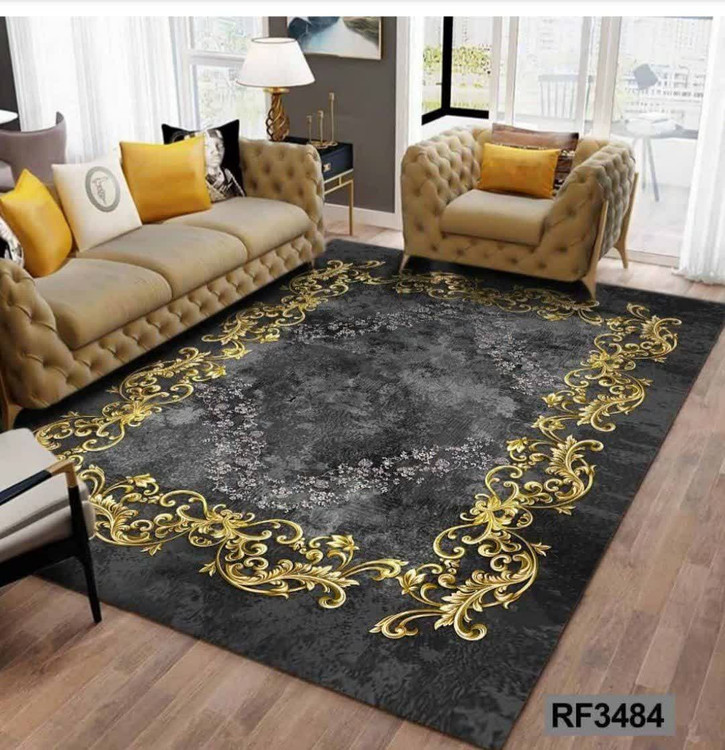 فرشینه مدرن و کلاسیک، با ترکیب رنگهای مختلف، مناسب چیدمانهای امروزی و فضاهای مدرن و کلاسیک