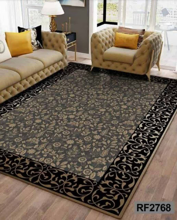 فرشینه مدرن و کلاسیک، با ترکیب رنگهای مختلف، مناسب چیدمانهای امروزی و فضاهای مدرن و کلاسیک