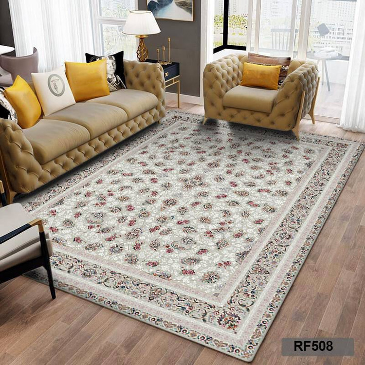 فرشینه مدرن و کلاسیک، با ترکیب رنگهای مختلف، مناسب چیدمانهای امروزی و فضاهای مدرن و کلاسیک