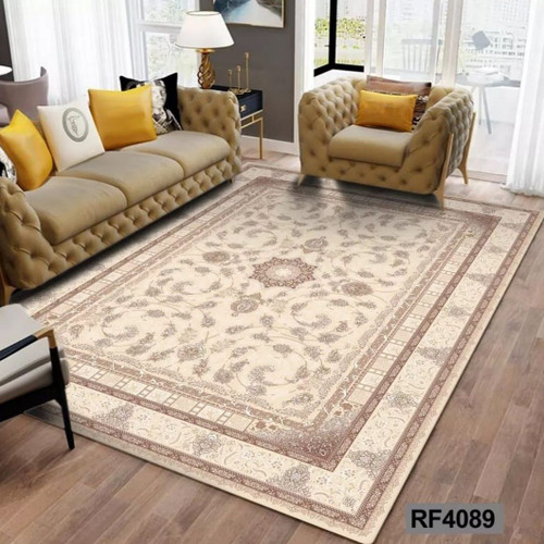 فرشینه مدرن و کلاسیک، با ترکیب رنگهای مختلف، مناسب چیدمانهای امروزی و فضاهای مدرن و کلاسیک