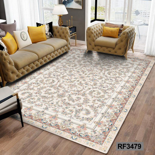 فرشینه مدرن و کلاسیک، با ترکیب رنگهای مختلف، مناسب چیدمانهای امروزی و فضاهای مدرن و کلاسیک