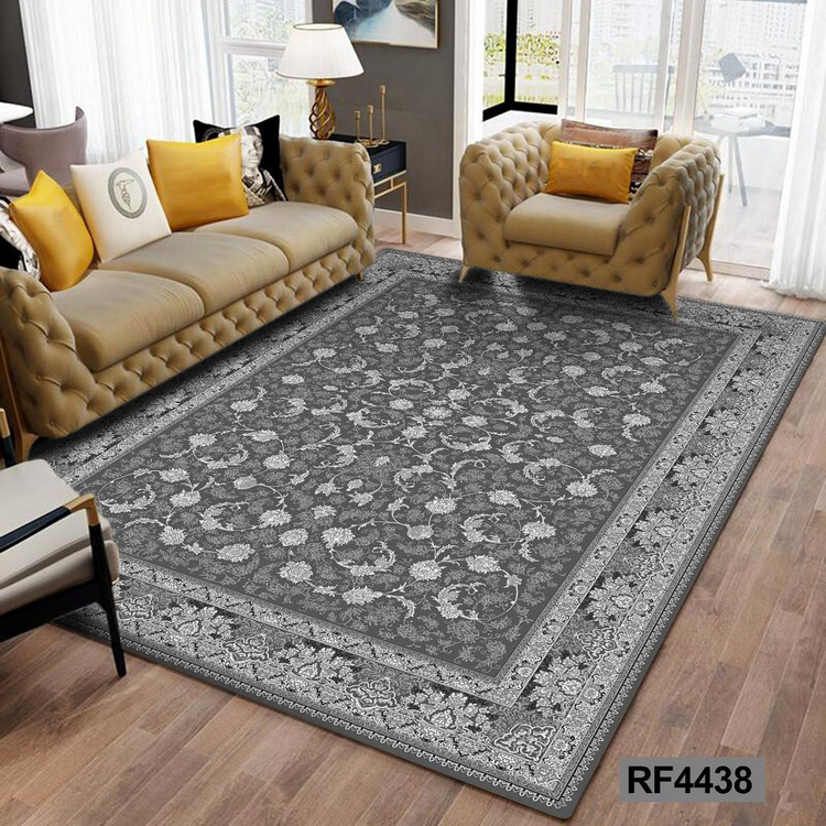 فرشینه مدرن و کلاسیک، با ترکیب رنگهای مختلف، مناسب چیدمانهای امروزی و فضاهای مدرن و کلاسیک