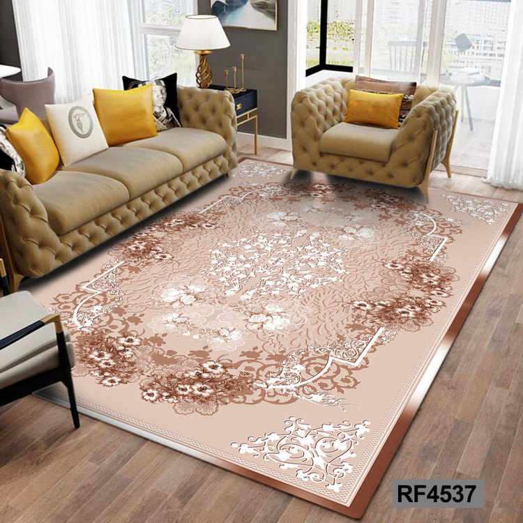 فرشینه مدرن و کلاسیک، با ترکیب رنگهای مختلف، مناسب چیدمانهای امروزی و فضاهای مدرن و کلاسیک