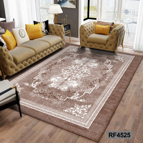 فرشینه مدرن و کلاسیک، با ترکیب رنگهای مختلف، مناسب چیدمانهای امروزی و فضاهای مدرن و کلاسیک