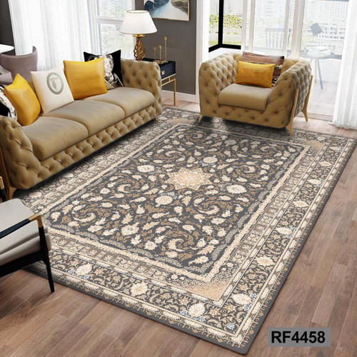 فرشینه مدرن و کلاسیک، با ترکیب رنگهای مختلف، مناسب چیدمانهای امروزی و فضاهای مدرن و کلاسیک