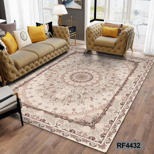 فرشینه مدرن و کلاسیک، با ترکیب رنگهای مختلف، مناسب چیدمانهای امروزی و فضاهای مدرن و کلاسیک