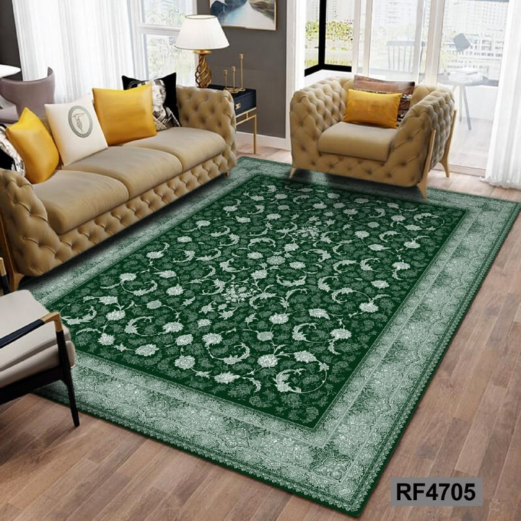 فرشینه مدرن و کلاسیک، با ترکیب رنگهای مختلف، مناسب چیدمانهای امروزی و فضاهای مدرن و کلاسیک