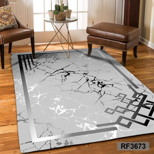 فرشینه مدرن و کلاسیک، با ترکیب رنگهای مختلف، مناسب چیدمانهای امروزی و فضاهای مدرن و کلاسیک