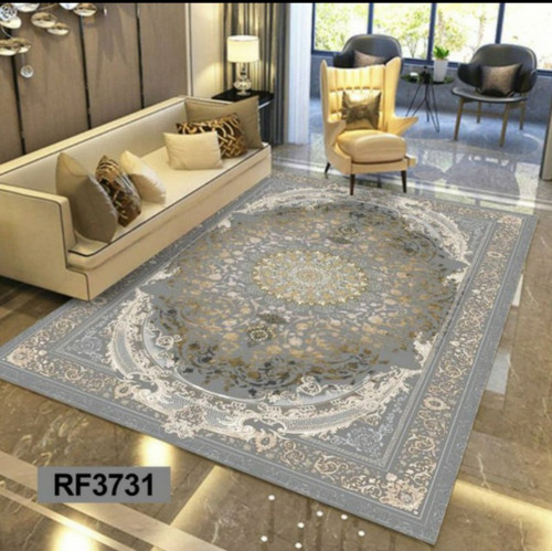 فرشینه مدرن و کلاسیک، با ترکیب رنگهای مختلف، مناسب چیدمانهای امروزی و فضاهای مدرن و کلاسیک