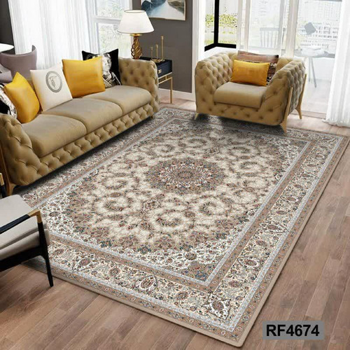 فرشینه مدرن و کلاسیک، با ترکیب رنگهای مختلف، مناسب چیدمانهای امروزی و فضاهای مدرن و کلاسیک